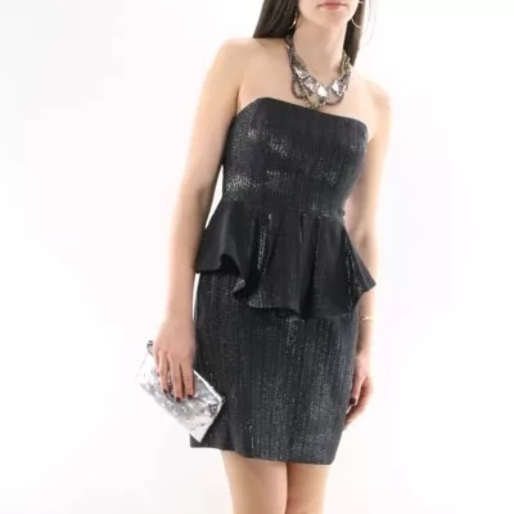 Nicole Miller Peplum Mini Dress
